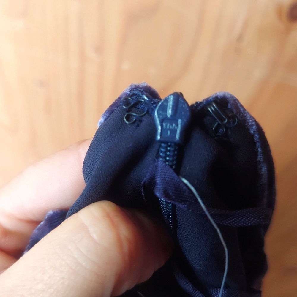 Nine West Vintage Purple Velvet Skirt - Picture 5 of 10